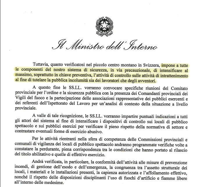 DietroLeQuinte - Bilancio Circolare del Viminale Cans-Montana