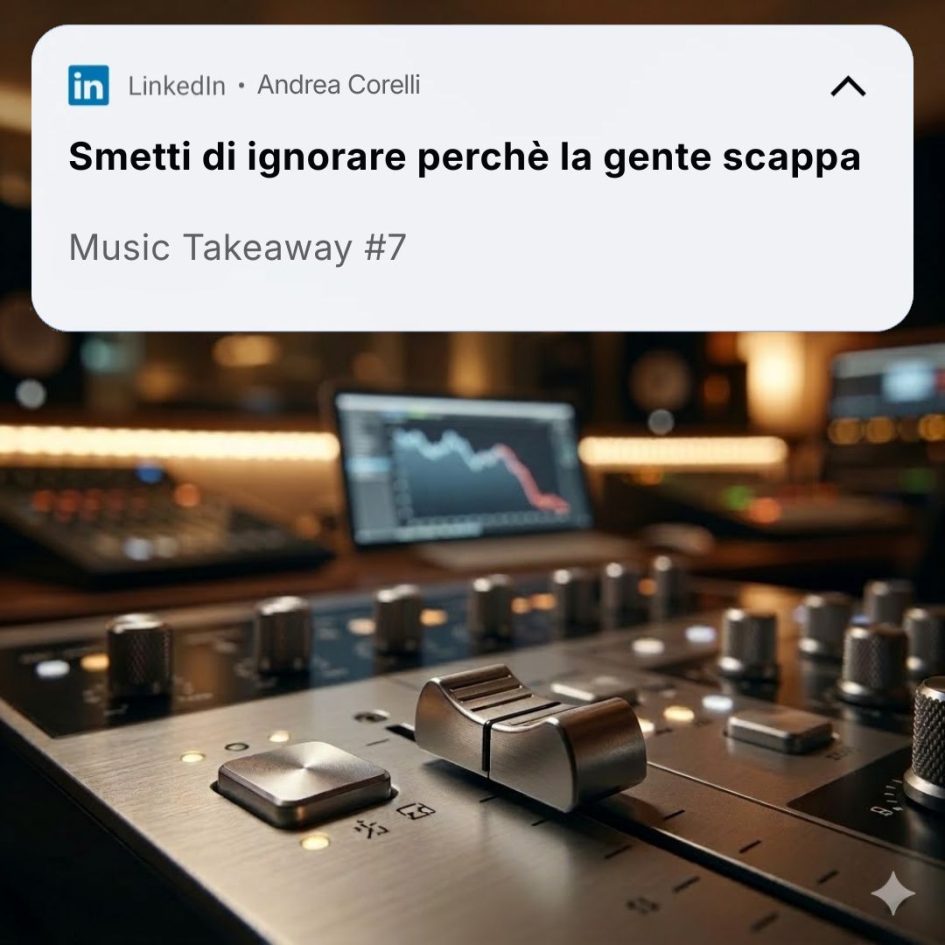 MusicTakeAways - Smetti di ignorare perchè la gente scappa
