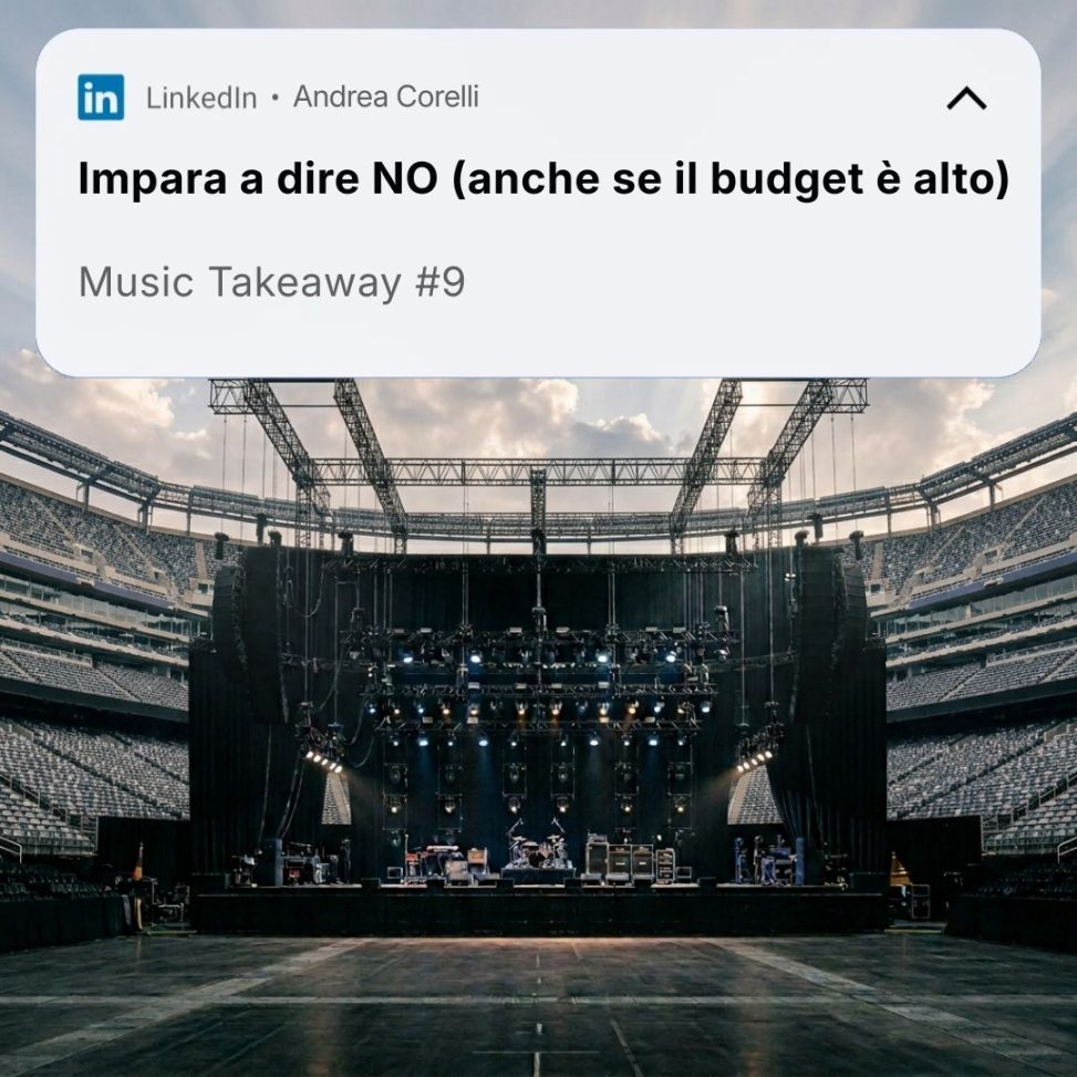 MusicTakeAways - Impara a dire NO
